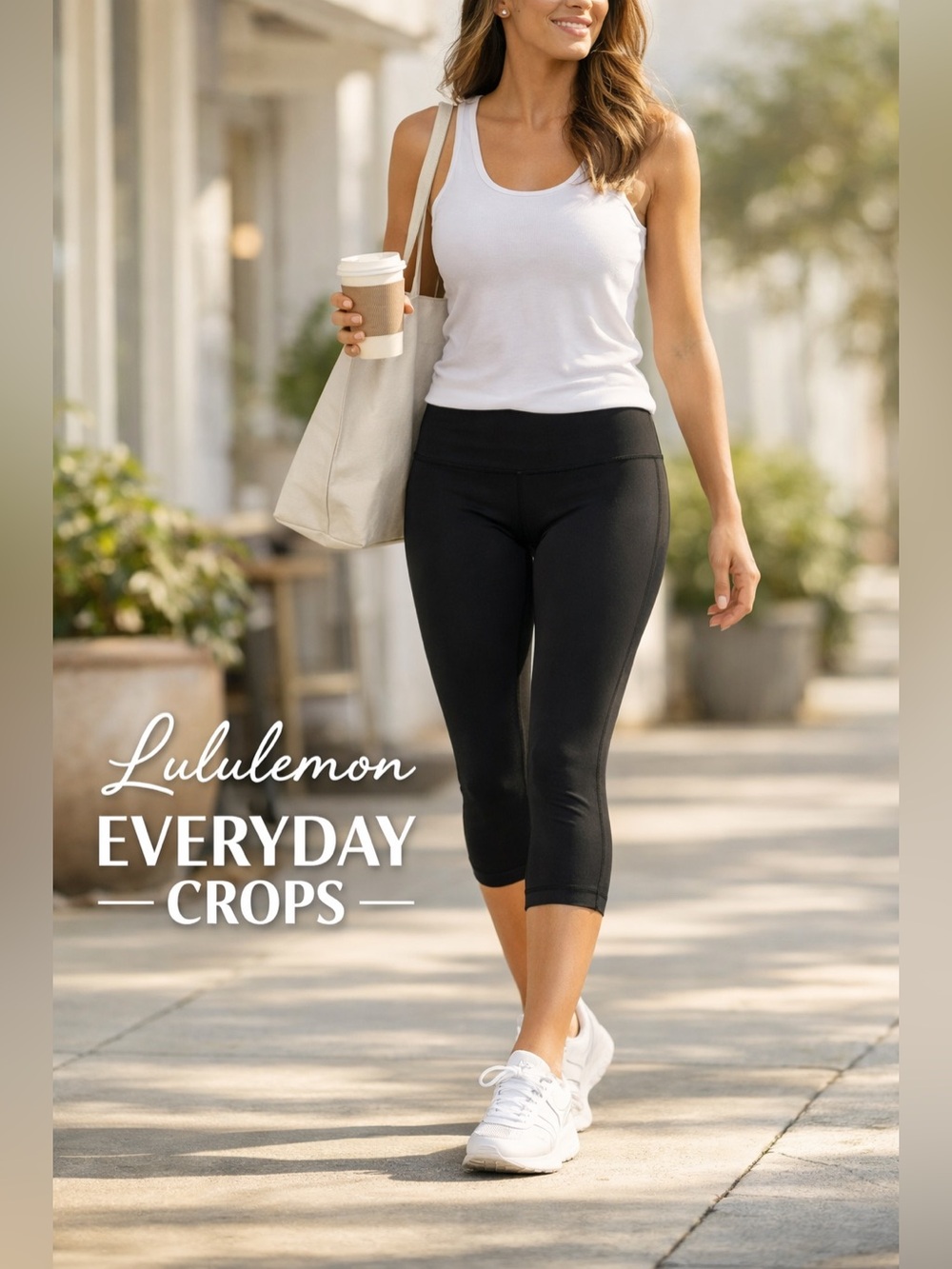 Lululemon Size 4 Black Capri Leggings | Pilates Yoga Athleisure